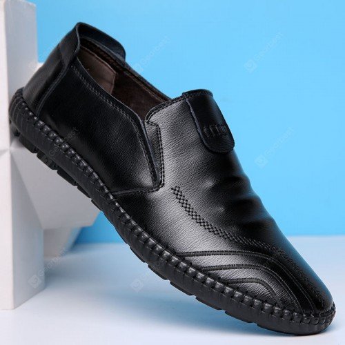 Autumn Winter Men's Casual Lace Shoes Male Leather Shoes