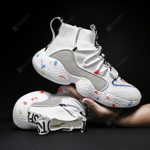 New Men's Shoes with Inner Height High Quality Basketball Shoes Outdoor Sports Shoes